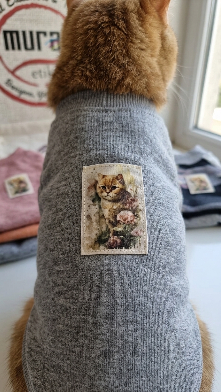 Butik markalar için Pamuk beden etiketi 3cmx5cm 50/100/250/500/1000 adet