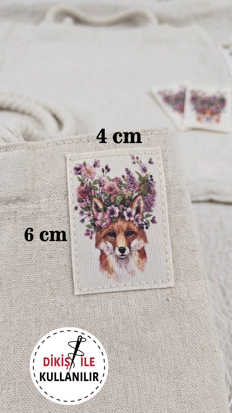 Butik markalar için pamuk etiket 4x6 cm 50/100/250/500/1000 adet