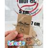 Kraft  Karton etiket 5x7cm